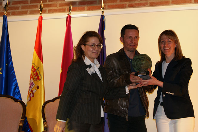 Elsa González, Javier Espinosa y Ana Guarinos en Guadalajara. Foto: FAPE